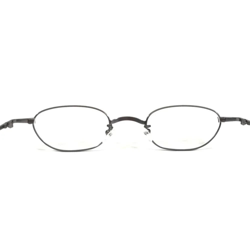 Vintage la Eyeworks Eyeglasses Frames ELOISE 462 Matte Grey Round 42-21-125